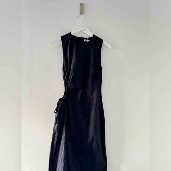 REFORMATION Black Doria Dress 2 - Picture 4 of 8